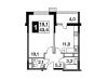 Схема квартиры в проекте "Новогиреевский"- #1292524321