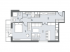 Схема квартиры в проекте "NV/9 Artkvartal (НВ/9 Артквартал)"- #1804967014