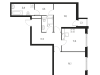 Схема квартиры в проекте "Одинцово-1"- #445889398