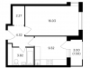 Схема квартиры в проекте "Одинград. Семейный квартал"- #1042611664