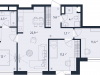 Схема квартиры в проекте "ONLY"- #1344348150