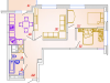 Схема квартиры в проекте "Отрадный"- #236059701