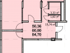 Схема квартиры в проекте "Пегас"- #1629217517