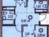 Схема квартиры в проекте "Перловский"- #1334004025