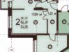 Схема квартиры в проекте "Перловский"- #1872360618