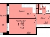 Схема квартиры в проекте "Пионер"- #1931535497