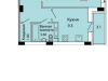 Схема квартиры в проекте "Прибрежный"- #2083768977