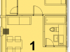 Схема квартиры в проекте "Red Loft (Ред Лофт)"- #2054211171