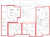 Схема квартиры в проекте "Redside (Редсайд)"- #858083065