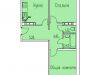 Схема квартиры в проекте "Респект"- #109355341
