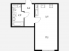 Схема квартиры в проекте "Римского-Корсакова 11"- #2089050357