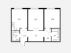 Схема квартиры в проекте "Римского-Корсакова 11"- #116610497