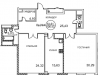 Схема квартиры в проекте "Royal House on Yauza (Рояль Хаус на Яузе)"- #1863403851