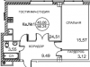 Схема квартиры в проекте "Royal House on Yauza (Рояль Хаус на Яузе)"- #452325040