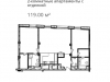Схема квартиры в проекте "RozaRossa (РозаРосса)"- #1323431345