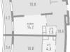 Схема квартиры в проекте "Розмарин"- #1241558405