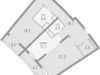 Схема квартиры в проекте "Розмарин"- #1686289725