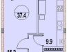 Схема квартиры в проекте "Шихово"- #1016151679