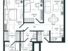 Схема квартиры в проекте "Slava"- #1816009635