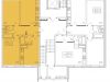 Схема квартиры в проекте "Smart-квартал Аккорд (Новые Жаворонки)"- #942234923