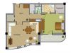 Схема квартиры в проекте "Сосны Николина гора"- #846257800