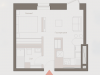 Схема квартиры в проекте "Современник"- #823104119