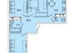 Схема квартиры в проекте "Sreda (Среда)"- #1347071024
