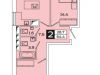 Схема квартиры в проекте "Sreda (Среда)"- #982193530