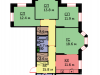 Схема квартиры в проекте "Театральный квартал"- #1451485149