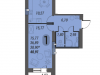 Схема квартиры в проекте "Тепло"- #812981254