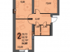 Схема квартиры в проекте "Тепло"- #566448489