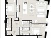 Схема квартиры в проекте "Turandot Residences (Турандот Резиденс)"- #1715777215