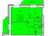 Схема квартиры в проекте "У озера"- #2079701940