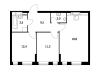 Схема квартиры в проекте "ул. Маршала Захарова, вл. 7"- #751105851