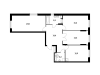 Схема квартиры в проекте "ул. Маршала Захарова, вл. 7"- #1217145051