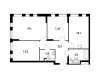 Схема квартиры в проекте "ул. Маршала Захарова, вл. 7"- #248166264
