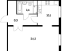 Схема квартиры в проекте "ул. Ярцевская, 24"- #1479508416