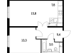 Схема квартиры в проекте "ул. Ярцевская, 24"- #1357002360