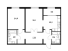 Схема квартиры в проекте "ул. Ярцевская, 24"- #1482674231