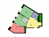 Схема квартиры в проекте "Union Park (Юнион парк)"- #1093405064