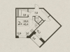 Схема квартиры в проекте "Up-квартал Римский"- #611081465