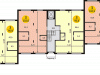 Схема квартиры в проекте "Успенский квартал"- #543857951