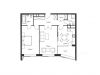 Схема квартиры в проекте "Васнецов-дом. Лидер на Масловке"- #857154199